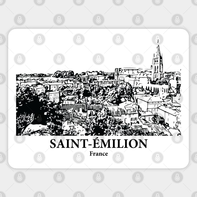 Saint-Émilion - France Magnet by Lakeric